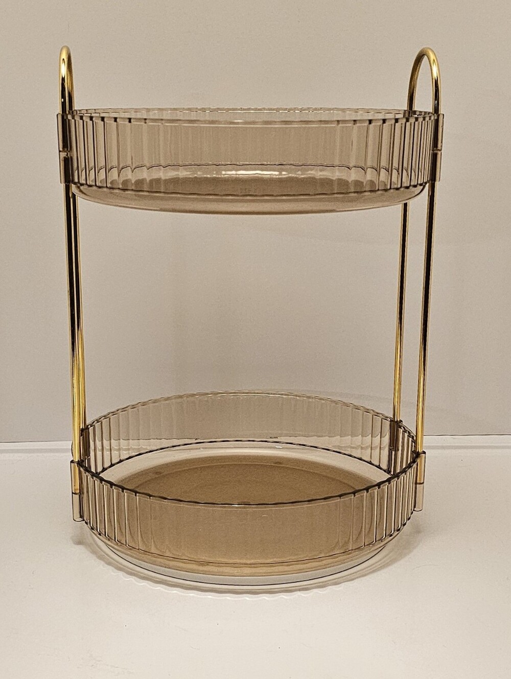 Two Tier Rotating Storage Tray